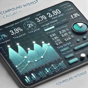 Compound Interest Calculator – A financial tool to calculate interest growth over time with principal, rate, and time inputs