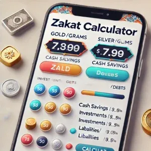 Zakat Calculator – Easily calculate your annual zakat obligation based on your assets and liabilities."
