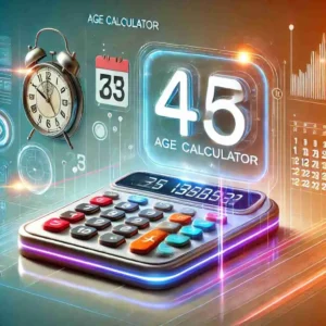 Age Calculator – A modern digital illustration depicting an age calculation tool with a calendar, clock, and user-friendly interface for accurate date of birth calculations.

Age Calculator – A modern digital illustration depicting an age calculation tool with a calendar, clock, and user-friendly interface for accurate date of birth calculations.
<script async src=